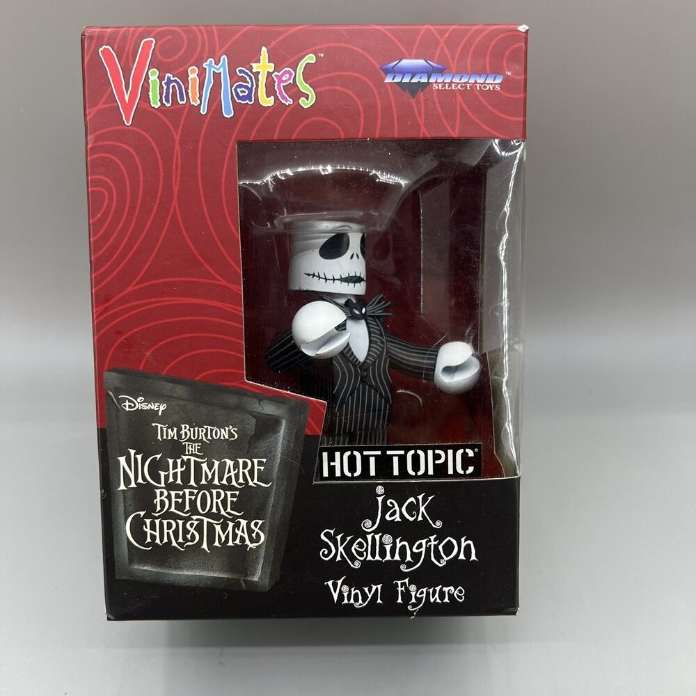 Vinimates Jack Skellington Hot Topic Exclusive Vinyl Figure by Diamond Select